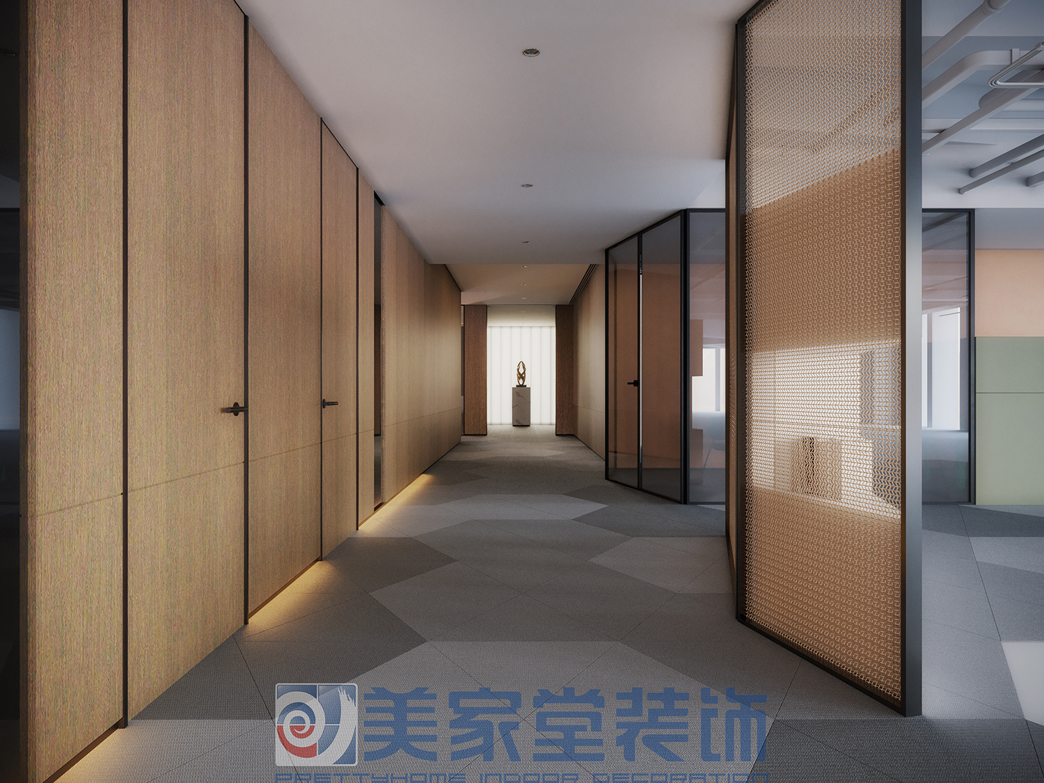 于2019年4月与北京中视华凯国际广告有限公司签订成都分公司办公区室内装修项目合同 厂房设计_BMG设计院美家堂装饰【官网】
