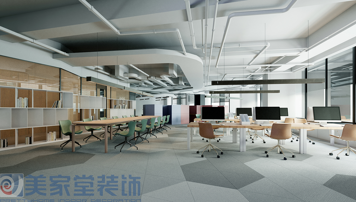 于2019年4月与北京中视华凯国际广告有限公司签订成都分公司办公区室内装修项目合同 厂房设计_BMG设计院美家堂装饰【官网】